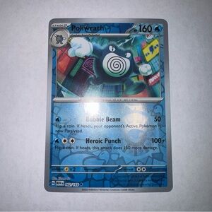 Pokémon  151 - Poliwrath 062/165  - Reverse Holo - NM/M